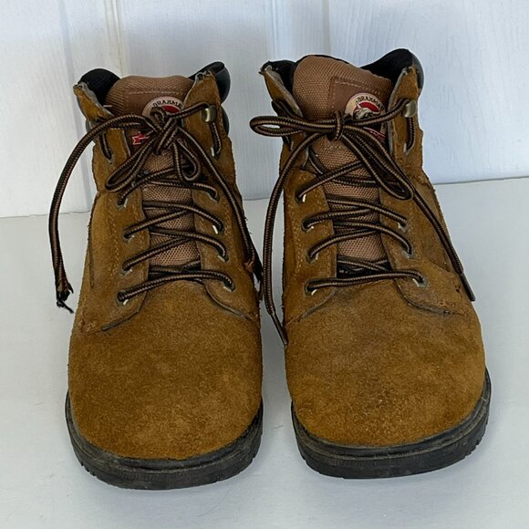 Men's Brahma Brown Suede Lace Up Waterproof Work Boots Size: 11 W *WIDE* - Picture 1 of 8